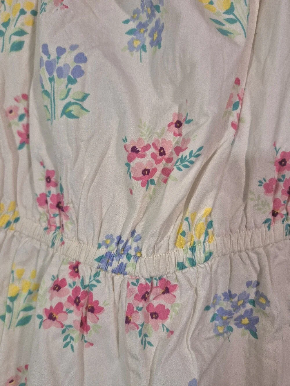 Gymboree Girls Floral White One-Piece Jumpsuit/Romper Size 4t